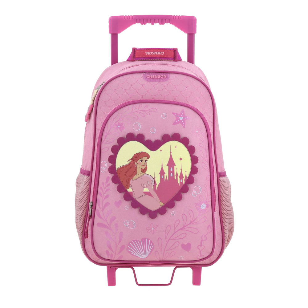 Mochila Grande Con Ruedas Chenson Disney Princesas Ariel Sirenita PR70196-P BFF