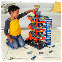 Pista De Vehículos Hot Wheels City Mega Garage GNL70 Mattel
