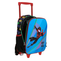 Mochila Chica Kinder Con Ruedas Chenson Miles Morales Marvel Feiquer MM70323-3
