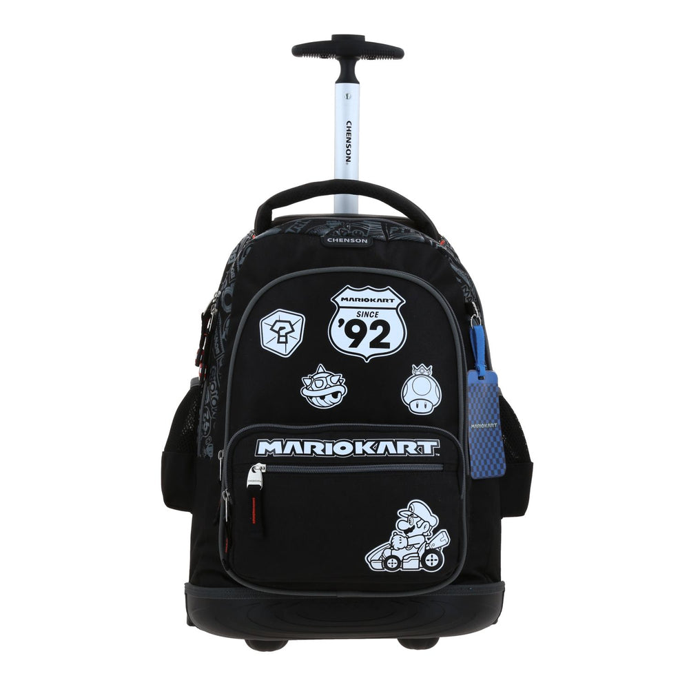 Mochila Grande Con Ruedas Y Luces Led Chenson Mario Bros MB70574-3 Racer
