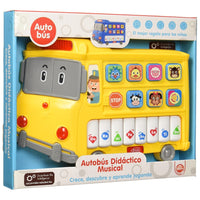 CYC Piano Autobus Didáctico Musical Para Bebe Juguete De Importacion T376650
