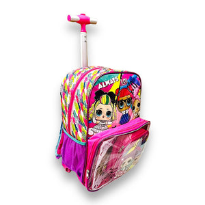 Set Mochila Lol Surprise Con Ruedas Ruz Primaria Con Accesorios Niña 171279