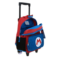 Mochila Chica Kinder Con Ruedas Chenson Super Mario Bros PREGO MB71109-9
