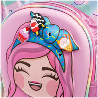 Mochila 3D Chica Preescolar kinder Mis pastelitos Ruz Klimr 179171
