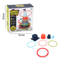 Juego De Mesa Cono Con Aros Punteria Habilidad
