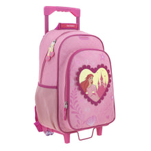 Cargar imagen en el visor de la galería, Mochila Grande Con Ruedas Chenson Disney Princesas Ariel Sirenita PR70196-P BFF
