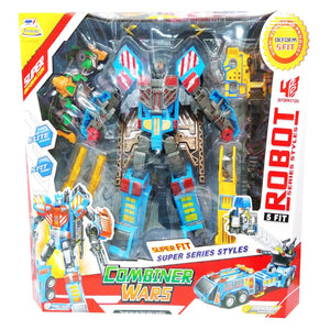 Robot Transformer Bombero Grua Transformable Juguete de Importacion T374655