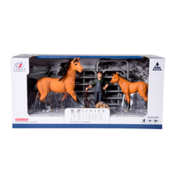 CYC Set De Granja Con Caballos Maqueta Juguete de Importación SH21013598
