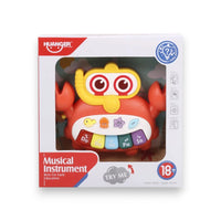 CYC Piano Cangrejo Para bebe con Luz y Sonido Didactico Juguete de Importación HE0535
