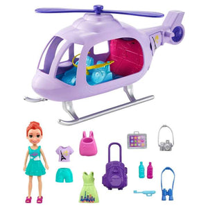 Polly Pocket Core Helicoptero De Aventuras Set De Juego GKL59 Mattel