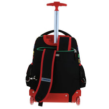 Cargar imagen en el visor de la galería, Mochila Grande Con Ruedas Y Luces Led Chenson Miles Morales Marvel Feiquer MM70322-3
