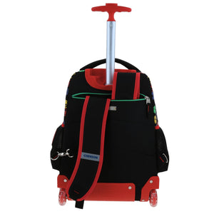 Mochila Grande Con Ruedas Y Luces Led Chenson Miles Morales Marvel Feiquer MM70322-3