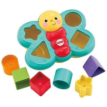 Cargar imagen en el visor de la galería, Fisher Price Mariposa Primeros Bloques Del Bebe CDC22 Mattel
