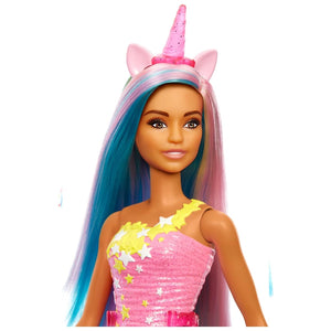 Barbie Dreamtopia Unicornio Muñeca Cuerno HGR21 Mattel