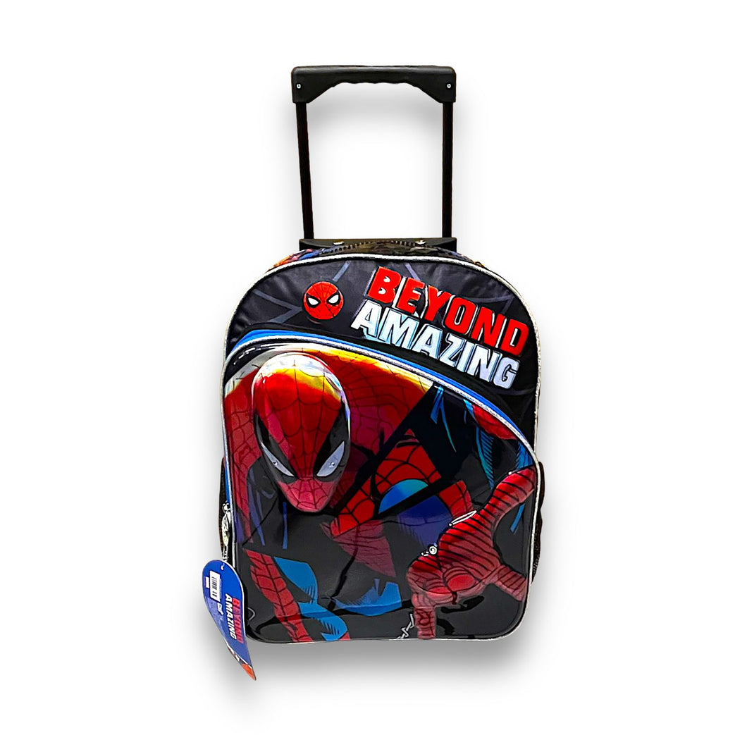 Mochila Ruedas Escolar Grande Primaria Ruz Marvel Spiderman Hombre Araña 177510