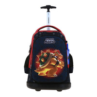 Mochila Grande Con Ruedas Y Luces Led Chenson Mario Bros Bowser MB70209-3 Bowie

