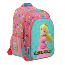 Cargar imagen en el visor de la galería, Mochila Escolar Chenson Mario Bros Primaria Princesa Peach Shaw MB66348-P
