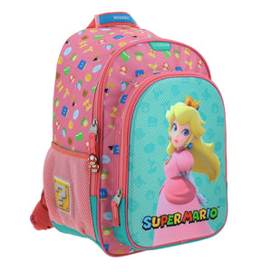 Mochila Escolar Chenson Mario Bros Primaria Princesa Peach Shaw MB66348-P