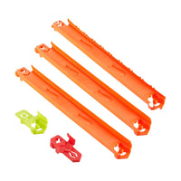 Hot Wheels Pista Recta 3 piezas, 2 adaptadores JDW41
