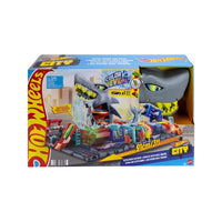 Hot Wheels Lavado de Autos Mega Tiburón Vehiculo Color Reveal
