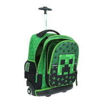 Cargar imagen en el visor de la galería, Mochila Chenson Ruedas Y Luz Niño Escolar Primaria Minecraft Dupper MC66086-G Carro de Fabrica
