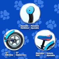 CYC Bicicleta de Balance Juguete de Importacion Paw Patrol 40999
