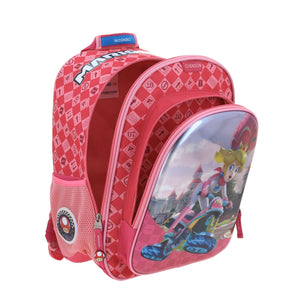 Set de Mochila Lonchera Lapicera Para Niño Escolar Primaria Mario Bros Princesa Peach Peam MB66251