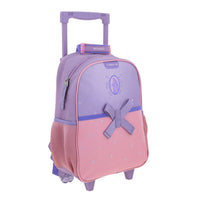 Mochila Chica Chenson Con Ruedas Escolar Kinder Princesas PR70634-V Stardust