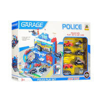 CYC Autopista Estacion de Policia Portatil Juguete de Importacion T373352