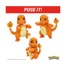 Cargar imagen en el visor de la galería, Mega Construx Pokemon Jumbo Charmander 750 Pzs Mattel HHL13
