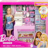 Barbie Muñeca En La Cafetería con Accesorios Mattel HXN94