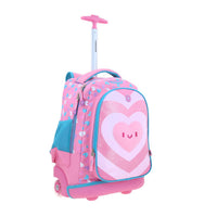 Mochila Chenson Con Ruedas Y Luces Led Happy Girl HG71035-P JART
