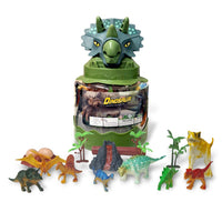 CYC Set de Figuras De Dinosaurios Rex o Triceratops Juguete de Importacion SH24008177