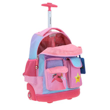Cargar imagen en el visor de la galería, Mochila Grande Con Ruedas Y Luces Led Chenson Mario Bros Peach MB70433-P Kiut
