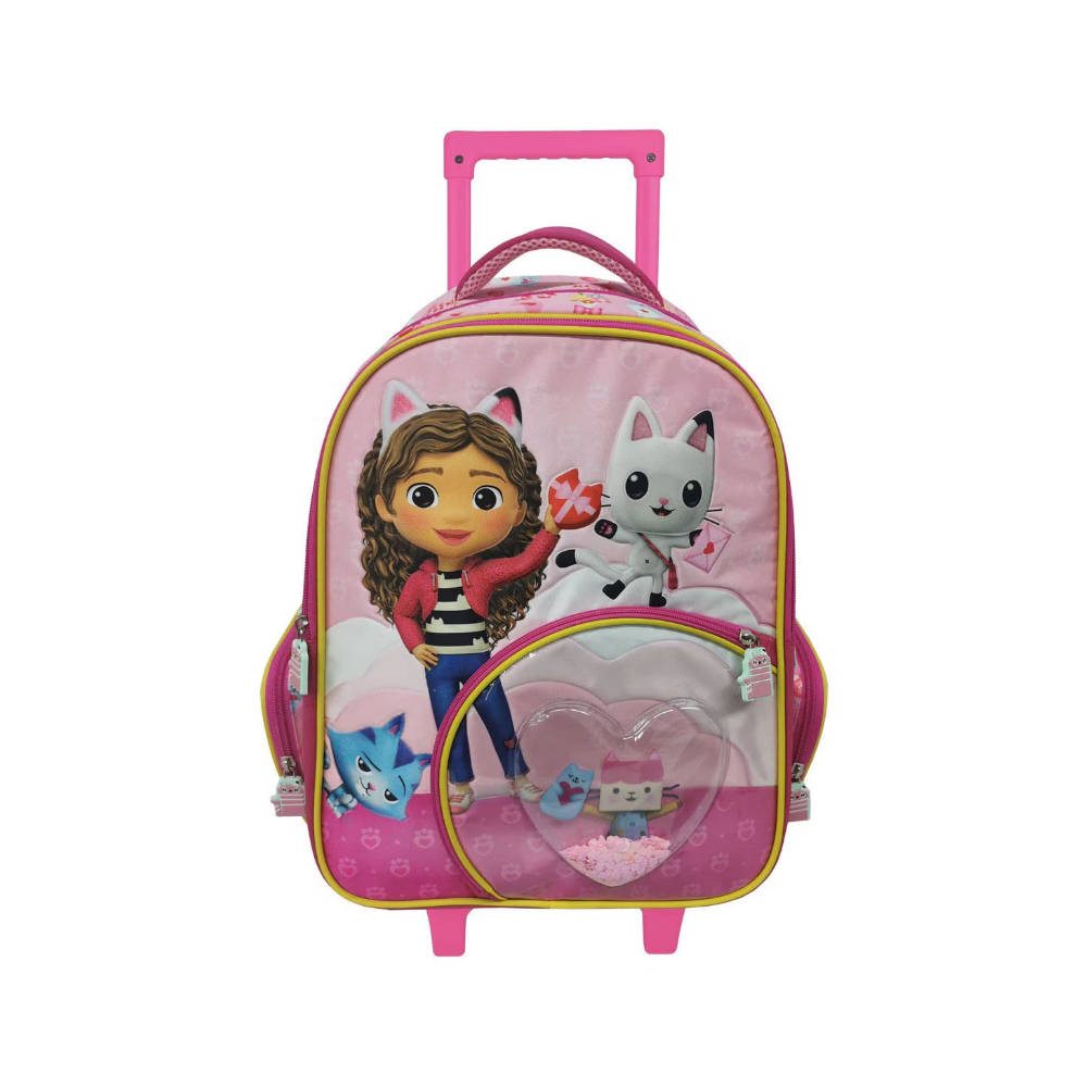 FM Mochila Chica kinder Preescolar La Casa de Gabby Heart GB402K41WH