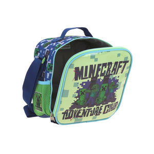 Set Chenson Mochila Lonchera Lapicera Para Niño Escolar Primaria Minecraft Plore MC66294-9