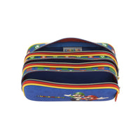 Kit Chenson Mario Luigi Mochila Ruedas Lonchera Lapicera Azul Mb65970-9_set
