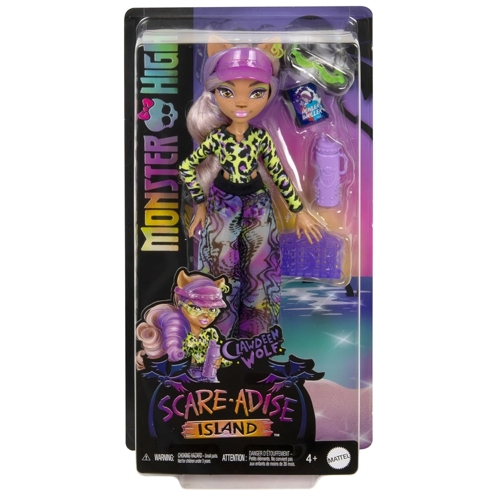 Monster High Island Clawdeen Wolf HRP67 Mattel