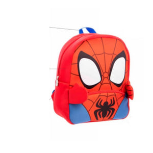 Mochila 3D Preescolar Chica Kinder Ruz Marvel Spiderman Hombre Araña Kawai 179139