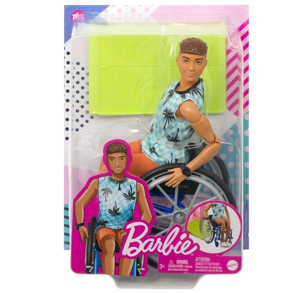 Barbie Fashionista Muñeco Ken Silla Ruedas HJT59 Mattel