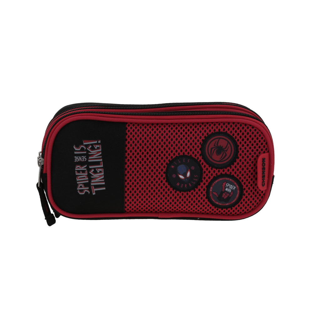 Lapicera Estuche Escolar Chenson Miles Morales Marvel MM70486-3 Mora