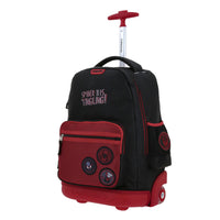 Mochila Grande Con Ruedas Y Luces Led Chenson Miles Morales Marvel MM70487-3 Mora
