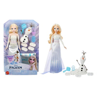 Muñeca Frozen Aventuras Elsa y Olaf HYH10
