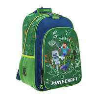 Mochila Escolar Grande Primaria Chenson Minecraft Dudol MC66071-G
