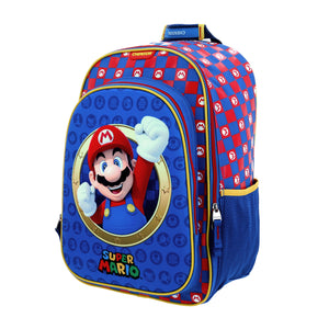 Mochila Escolar Grande Primaria Chenson Mario Bros Marsh MB65890-9