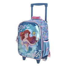 Cargar imagen en el visor de la galería, Mochila Chica Chenson Con Ruedas Preescolar Kinder Princesas Ariel PR70155-9 Agry
