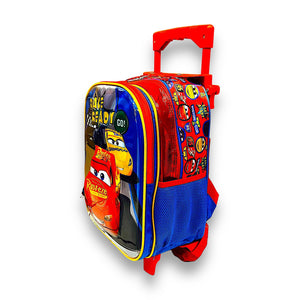 Mochila con Ruedas Preescolar Chica Kinder Ruz Disney Cars Rayo Mcqueen Adyg 177254