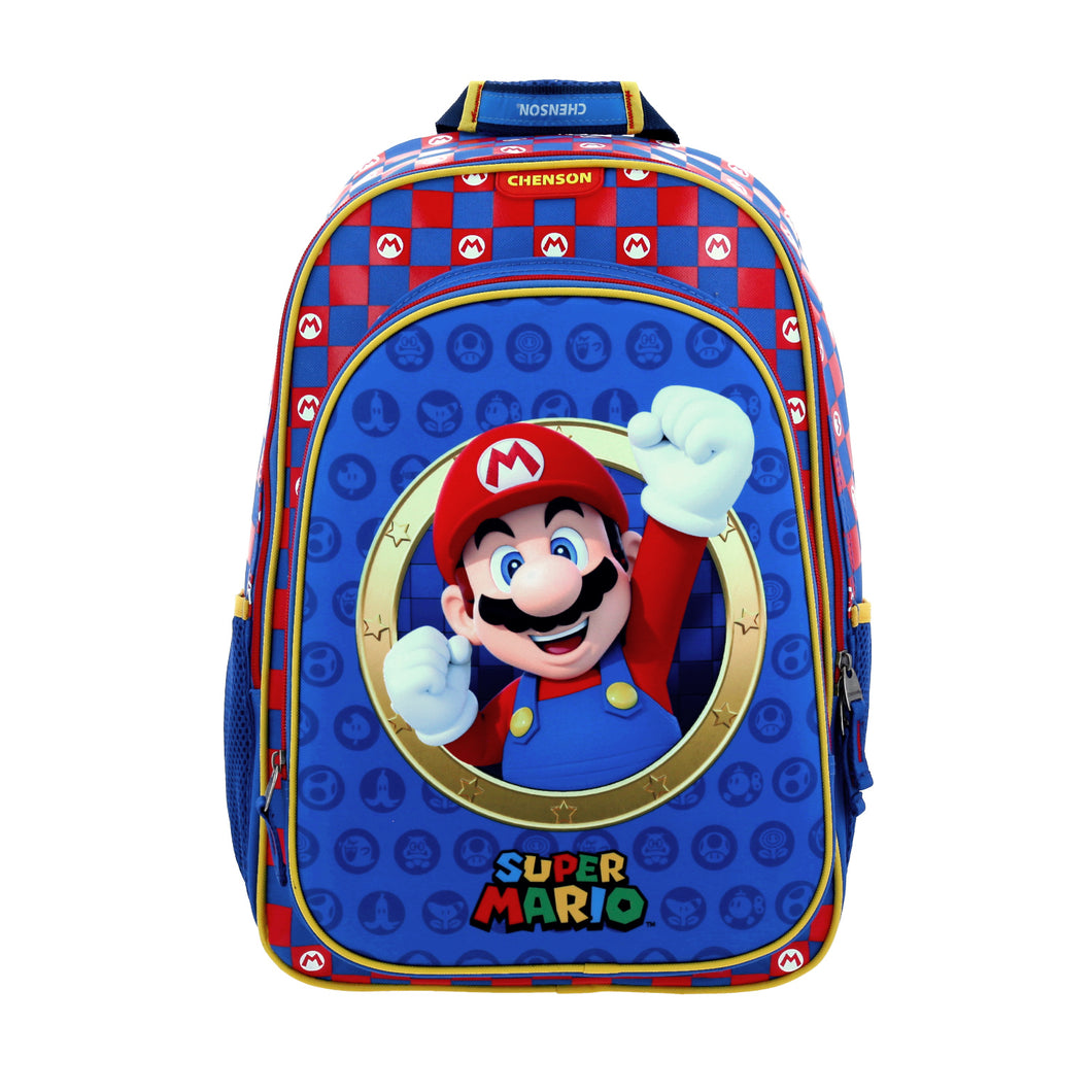 Mochila Escolar Grande Primaria Chenson Mario Bros Marsh MB65890-9