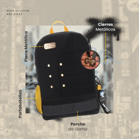 Mochila One Piece Sanji Black Leg Porta Laptop Yadatex
