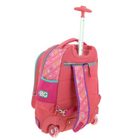 Mochila 3D Grande Chenson Baston y Ruedas Llama Happy Girl HG65935-P
